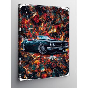 Kanvas Tablo Spor Araba 100x140 cm