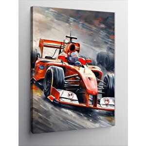 Kanvas Tablo Formula 1 Aracı 50x70 cm