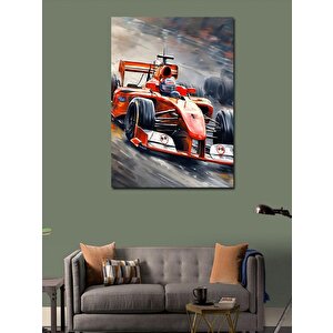 Kanvas Tablo Formula 1 Aracı 50x70 cm