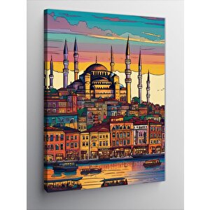 Kanvas Tablo İstanbul 50x70 cm