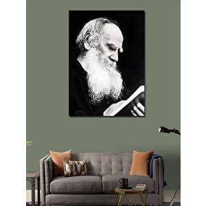 Kanvas Tablo Leo Tolstoy Rus Edebiyatı 70x100 cm