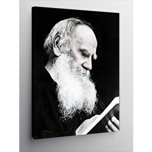 Kanvas Tablo Leo Tolstoy Rus Edebiyatı 50x70 cm