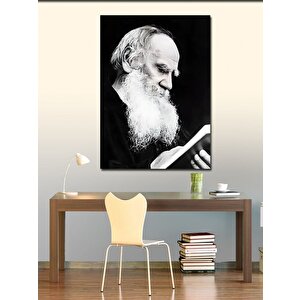 Kanvas Tablo Leo Tolstoy Rus Edebiyatı 50x70 cm