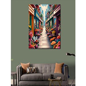Kanvas Tablo Dar Çiçek Pasajı 70x100 cm
