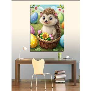 Kanvas Tablo Sevimli Kirpi 70x100 cm