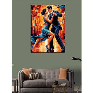 Kanvas Tablo Romantik Dans Eden Çift 70x100 cm
