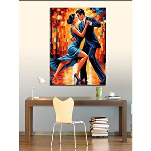 Kanvas Tablo Romantik Dans Eden Çift 70x100 cm