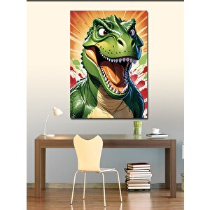 Kanvas Tablo Sevimli Dinazor 50x70 cm