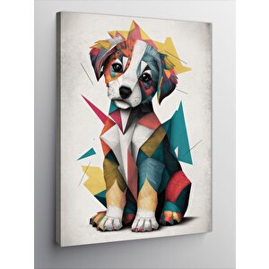 Kanvas Tablo Sevimli Yavru Köpek 100x140 cm