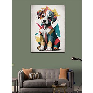 Kanvas Tablo Sevimli Yavru Köpek 100x140 cm