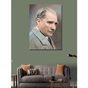 Kanvas Tablo Mustafa Kemal Atatürk 100x140 cm
