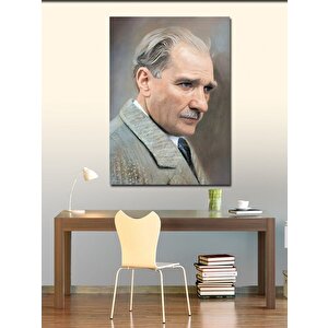 Kanvas Tablo Mustafa Kemal Atatürk 100x140 cm