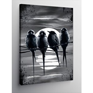Kanvas Tablo Daldaki Kuşlar 50x70 cm