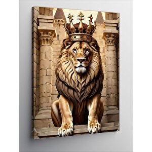 Kanvas Tablo Kral Aslan 70x100 cm