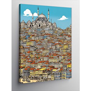 Kanvas Tablo Seksenler'de İstanbul 70x100 cm