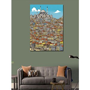 Kanvas Tablo Seksenler'de İstanbul 70x100 cm