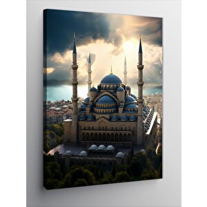 Kanvas Tablo Cami Manzarası 100x140 cm