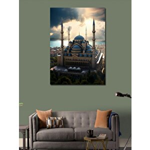 Kanvas Tablo Cami Manzarası 100x140 cm
