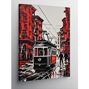 Kanvas Tablo İstanbul Taksim 70x100 cm