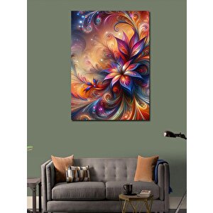 Kanvas Tablo Lotus Çiçekleri Ve Işıltılar 70x100 cm
