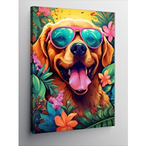 Kanvas Tablo Sevimli Köpek 70x100 cm