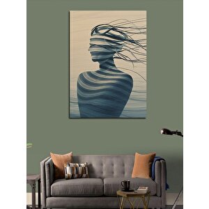 Kanvas Tablo Soyut Kadın 100x140 cm
