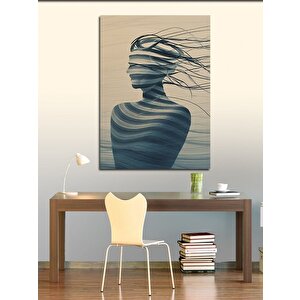 Kanvas Tablo Soyut Kadın 100x140 cm