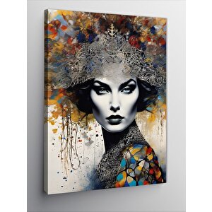 Kanvas Tablo Soyut Kadın 50x70 cm
