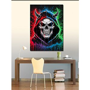Kanvas Tablo Gülen Kurukafa 70x100 cm