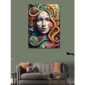 Kanvas Tablo Soyut Kadın 70x100 cm