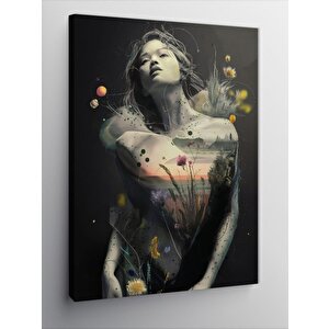Kanvas Tablo Soyut Kadın 70x100 cm