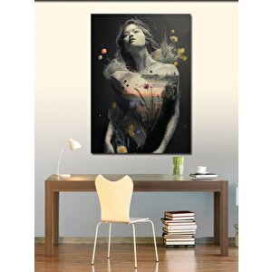 Kanvas Tablo Soyut Kadın 100x140 cm