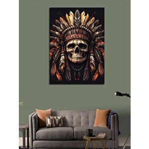 Kanvas Tablo Kuru Kafa Mohikan 70x100 cm
