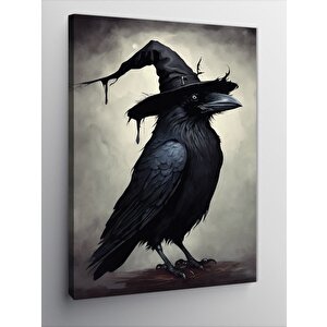 Kanvas Tablo Büyücü Karga 70x100 cm
