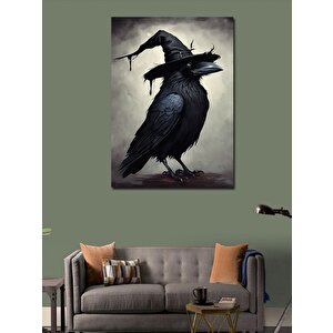Kanvas Tablo Büyücü Karga 70x100 cm