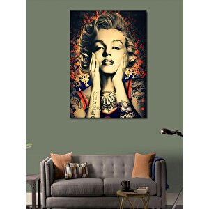 Kanvas Tablo Dövmeli Marilyn Monroe 70x100 cm