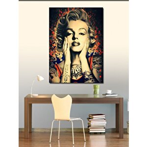 Kanvas Tablo Dövmeli Marilyn Monroe 70x100 cm