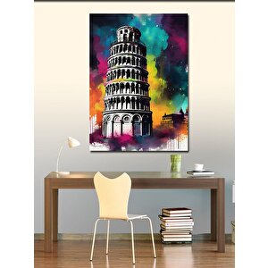 Kanvas Tablo İtalya Pizza Kulesi 50x70 cm