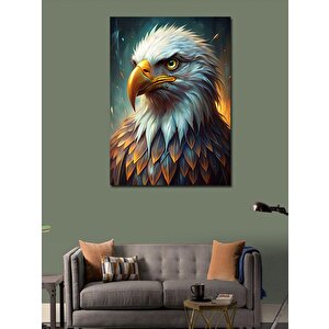 Kanvas Tablo Kızgın Kartal Portresi 50x70 cm