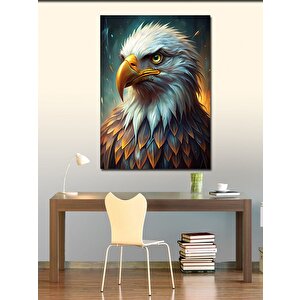Kanvas Tablo Kızgın Kartal Portresi 50x70 cm
