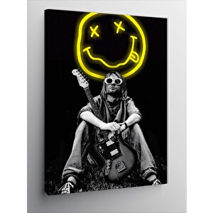 Kanvas Tablo Nirvana Kurt Cobain 50x70 cm