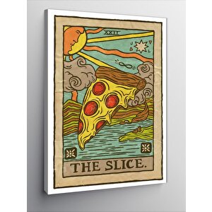 Kanvas Tablo Tarot Kart Pizza 70x100 cm