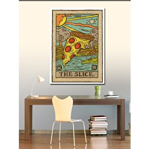 Kanvas Tablo Tarot Kart Pizza 70x100 cm