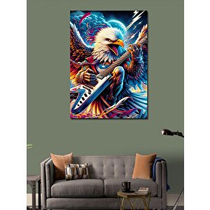 Kanvas Tablo Gitar Çalan Kartal 70x100 cm