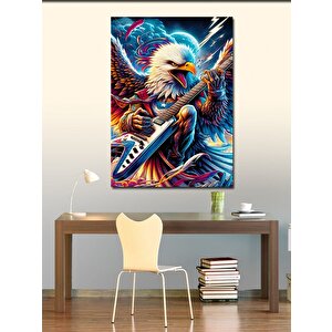Kanvas Tablo Gitar Çalan Kartal 70x100 cm