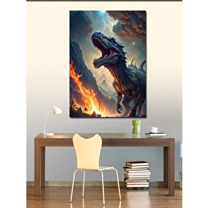 Kanvas Tablo Dinazor  100x140 cm