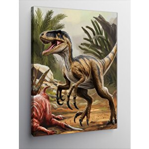 Kanvas Tablo Dinozor 70x100 cm
