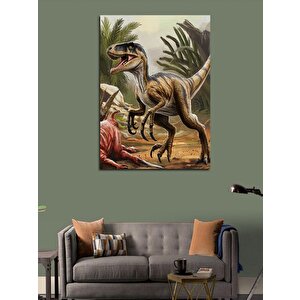 Kanvas Tablo Dinozor 70x100 cm