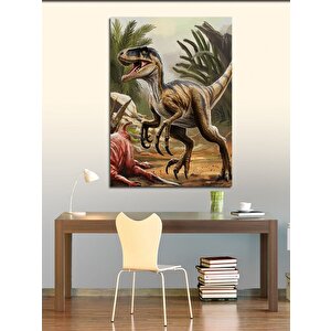 Kanvas Tablo Dinozor 70x100 cm