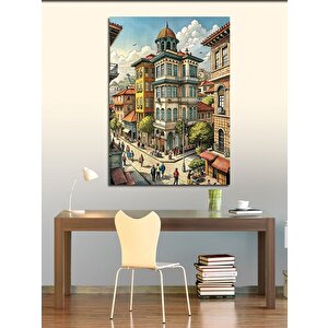 Kanvas Tablo Şehir Yaşamı 70x100 cm